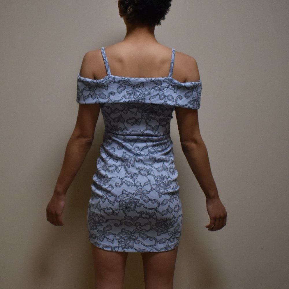 Baby Blue Bodycon - Picture 3 of 4